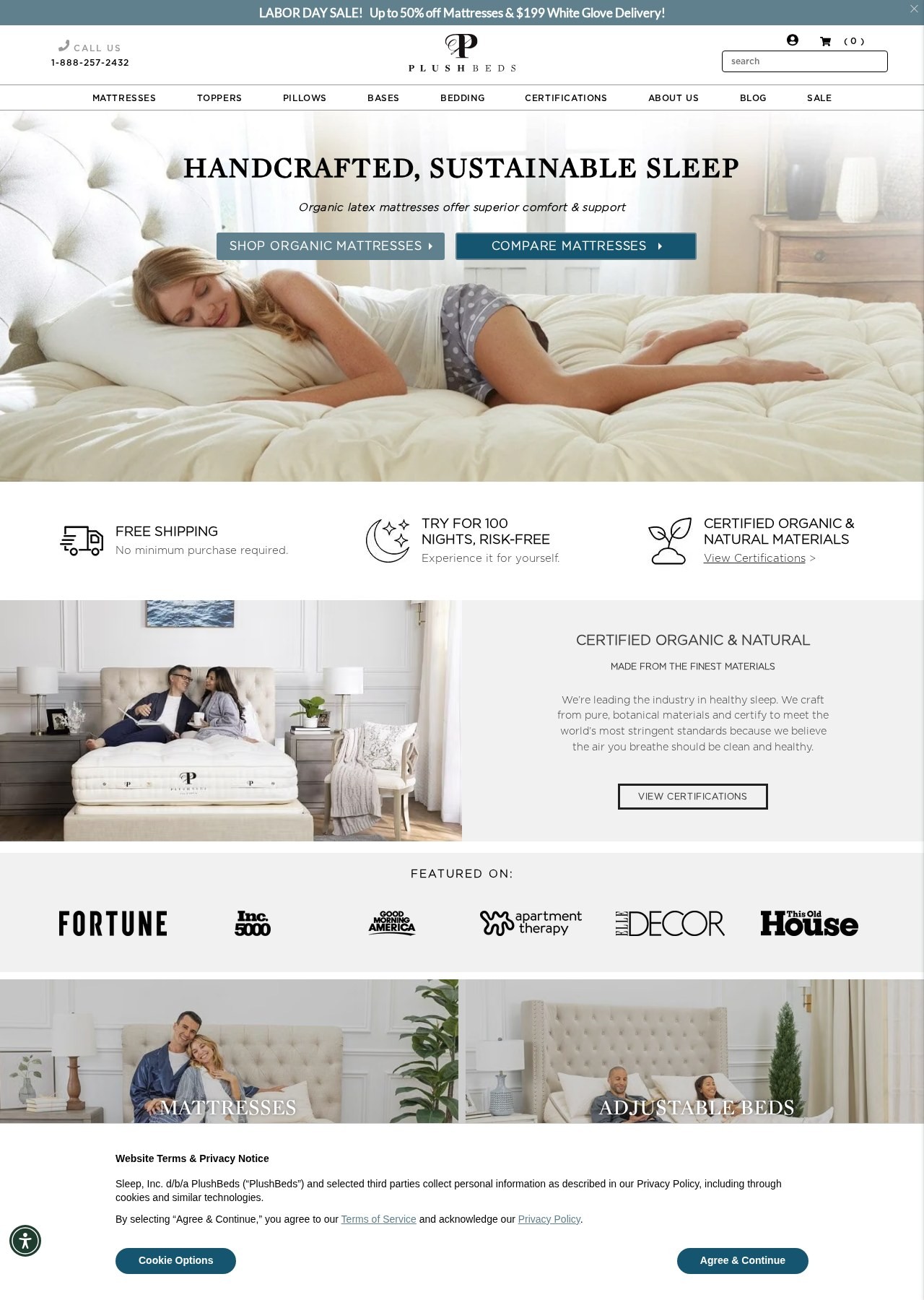 PlushBeds.com website project