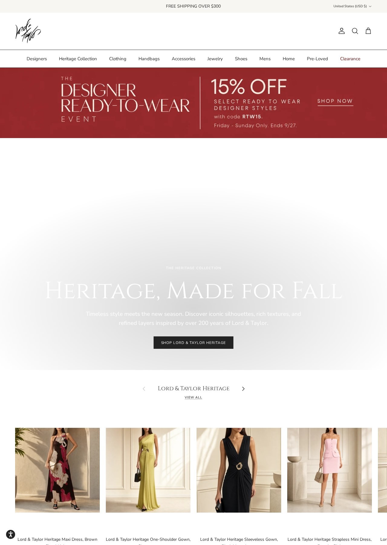 LordAndTaylor.com website project