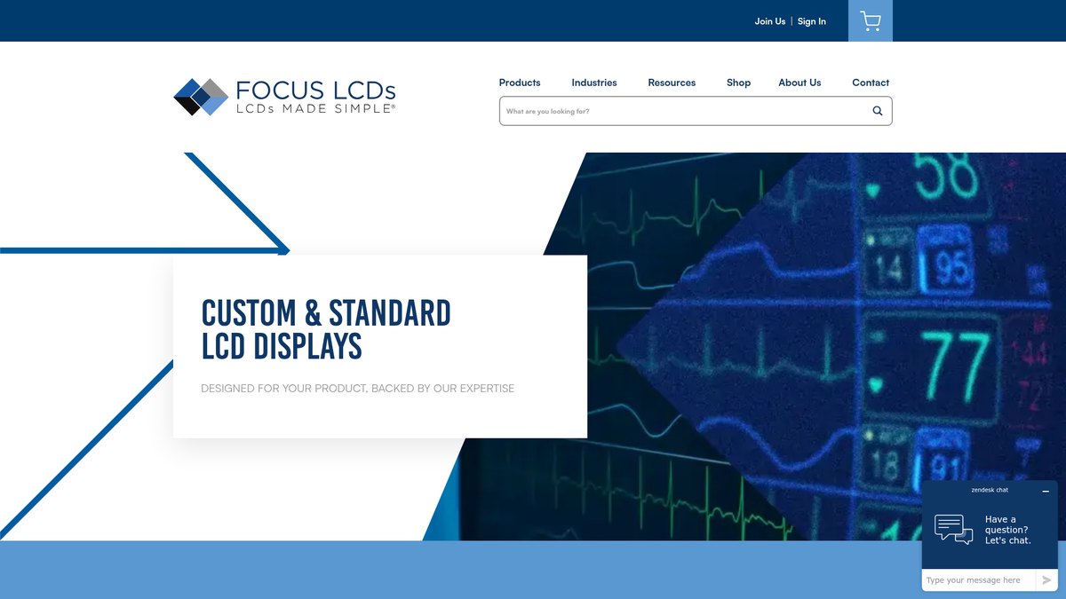 FocusLCDs.com website project