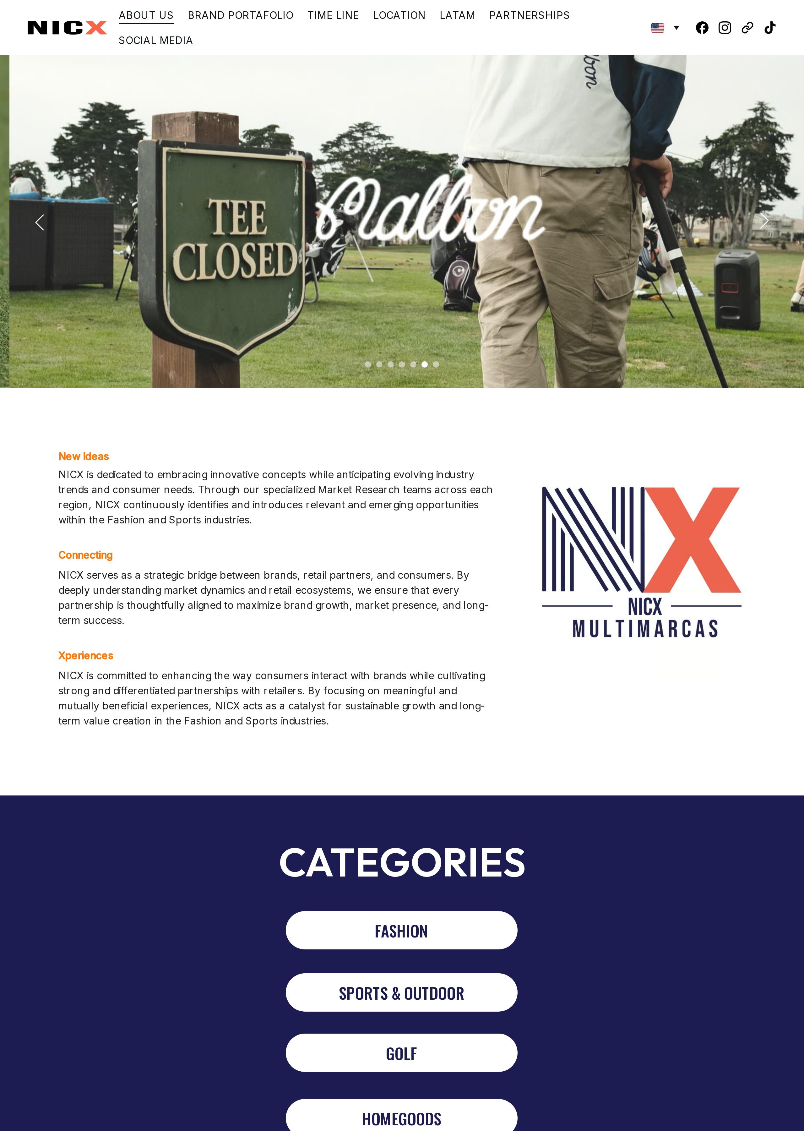 NICXGroup.com website screenshot