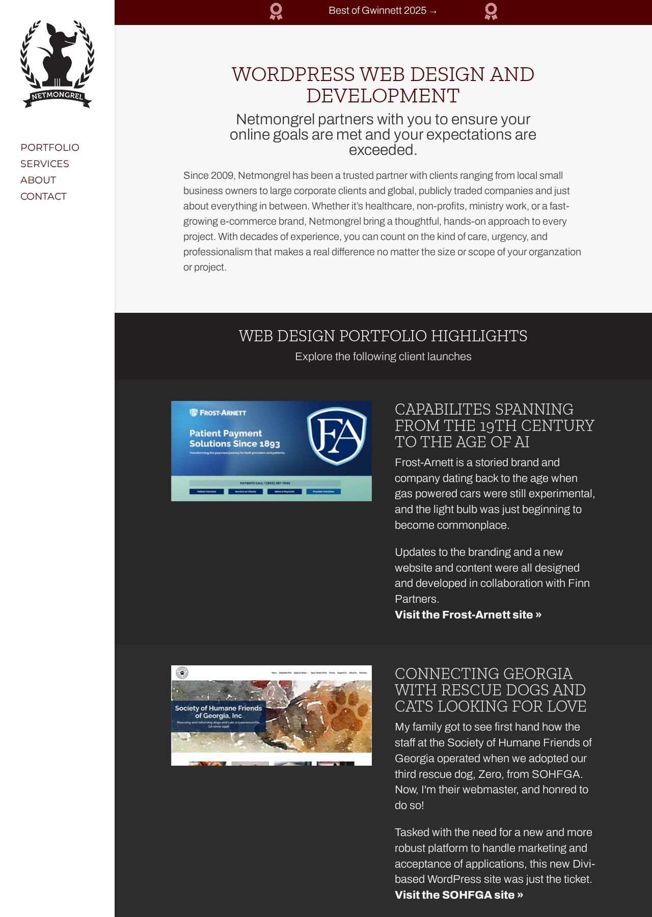 Netmongrel.com website project