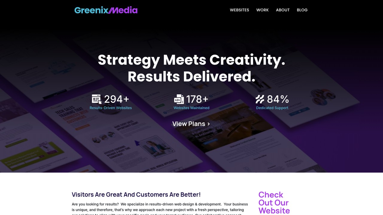 GreenixMedia.com website project