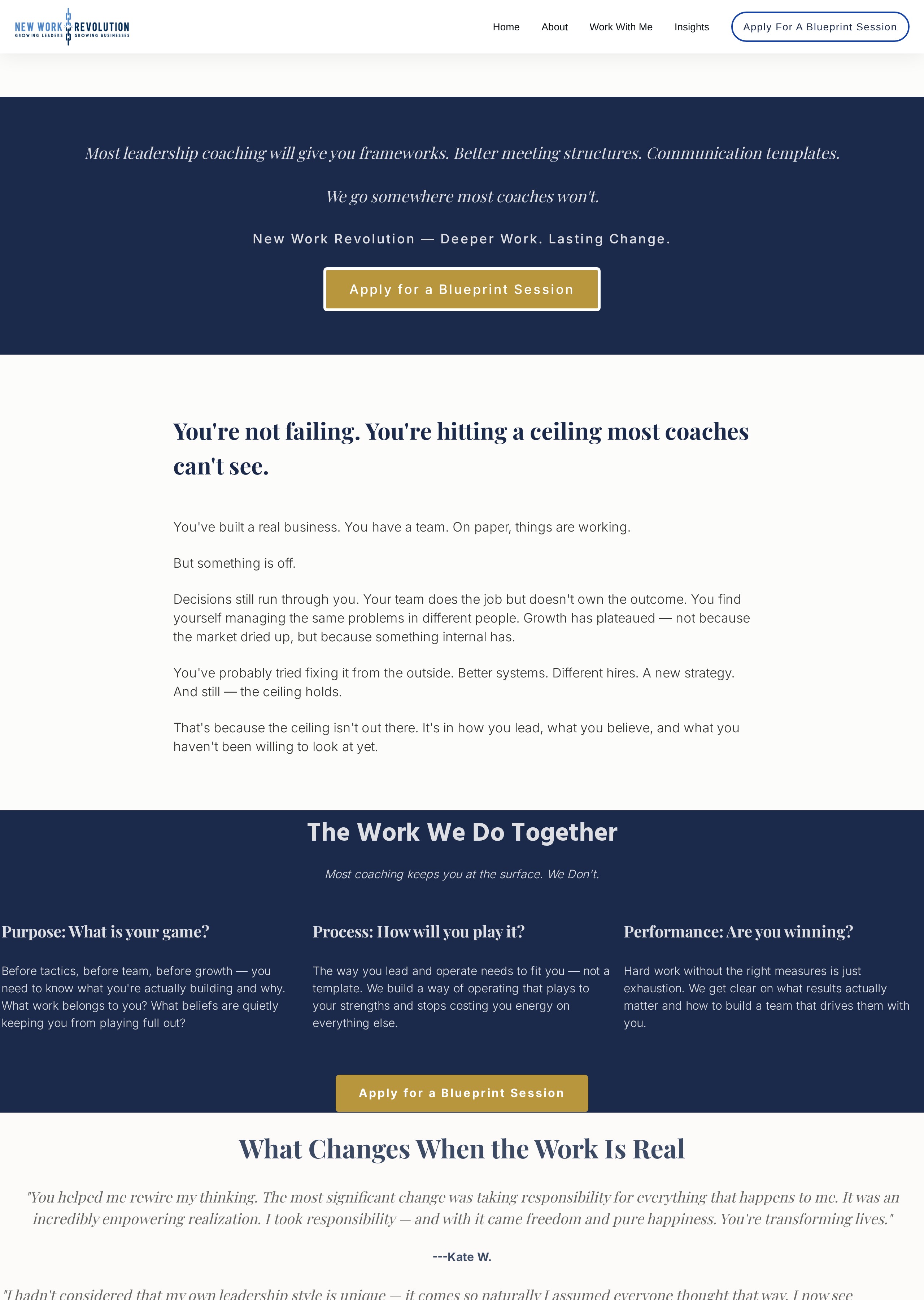 NewWorkRevolution.com website screenshot