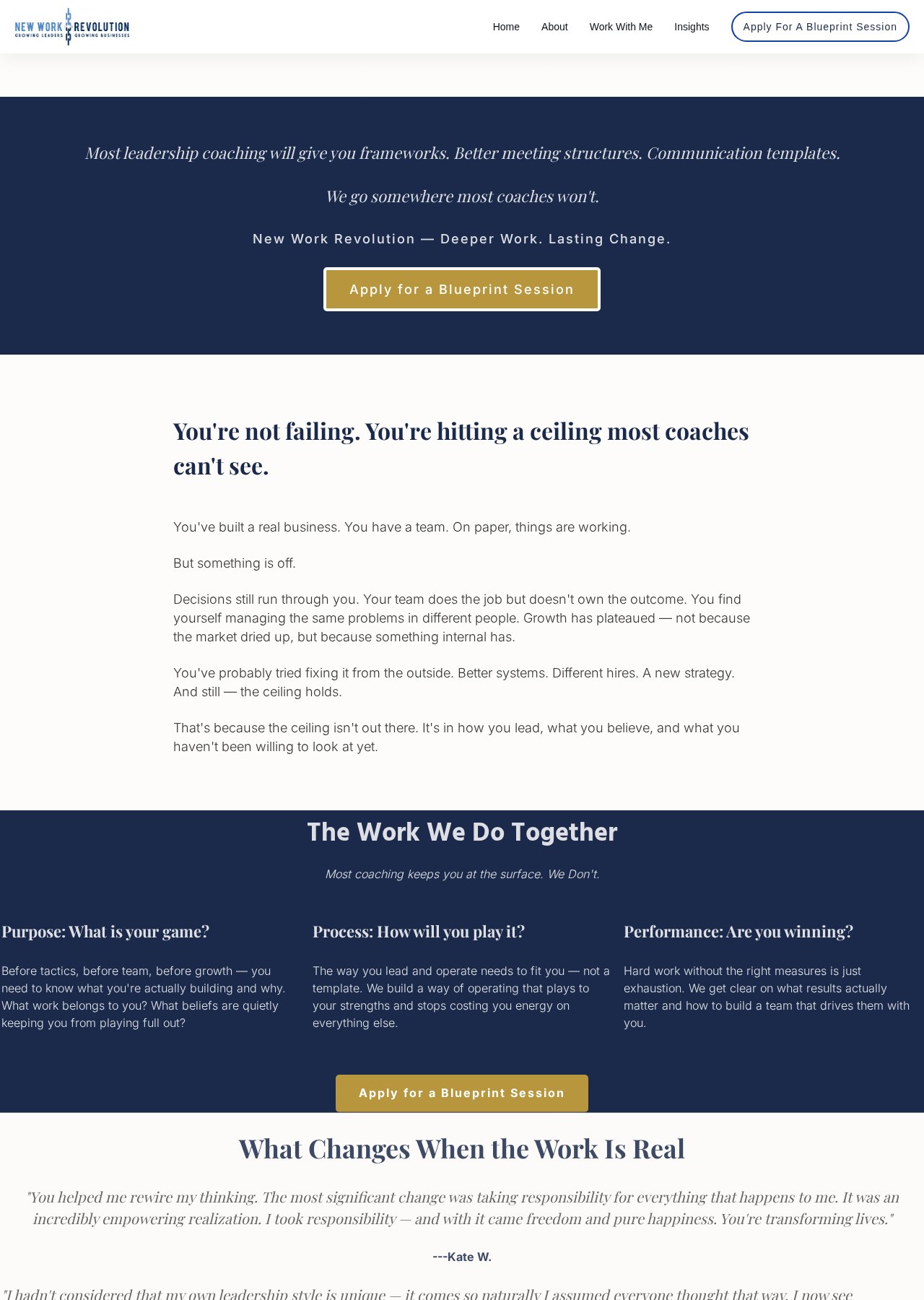 NewWorkRevolution.com website project