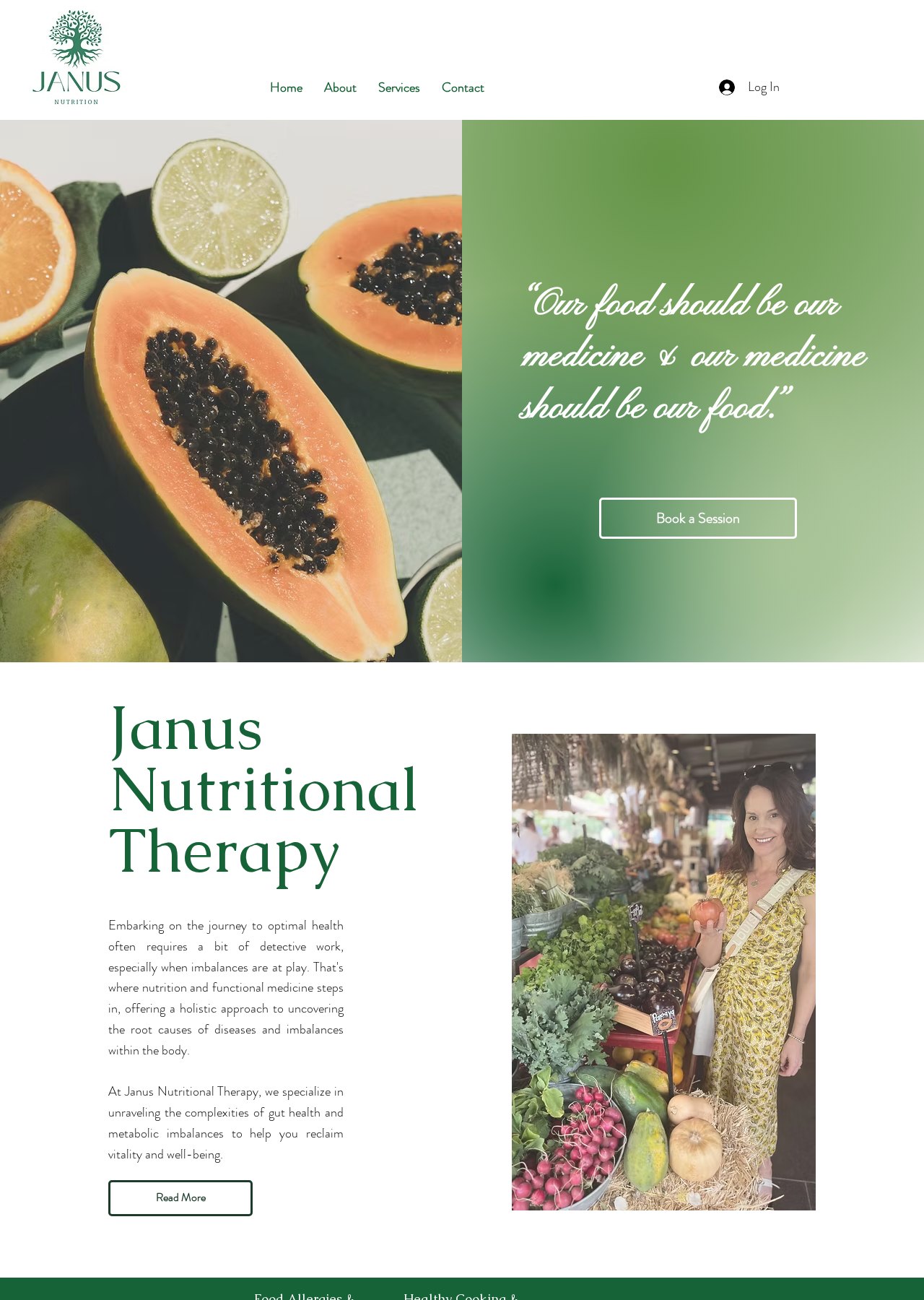 Janus-Nutrition.com website project