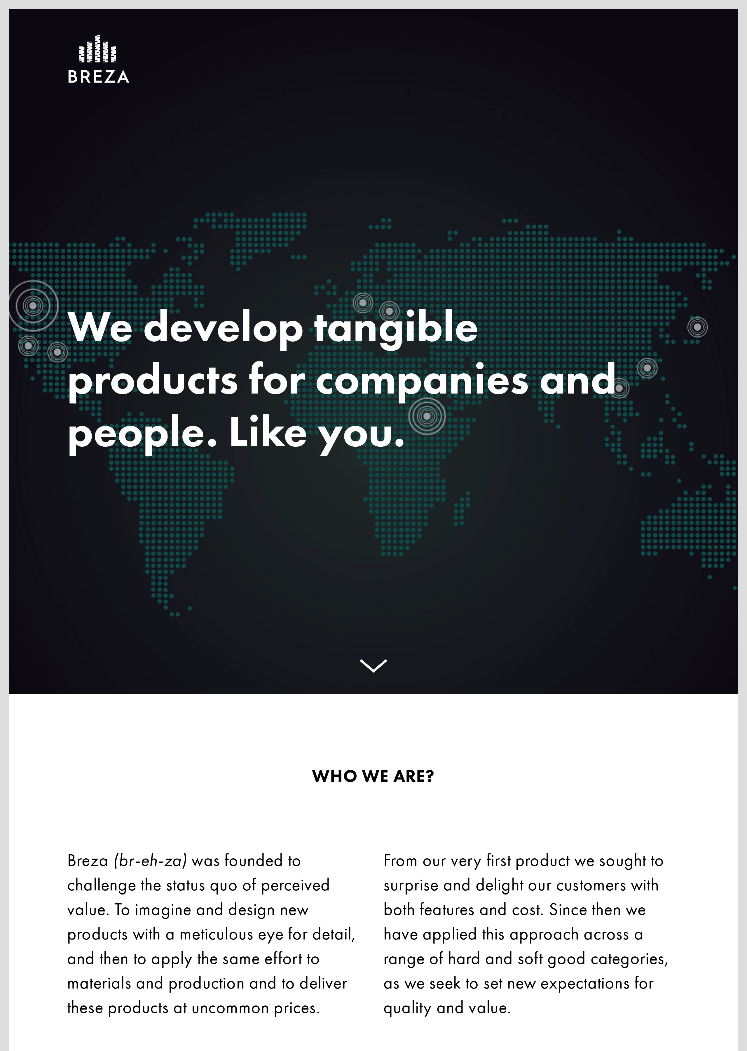 Breza.co website screenshot