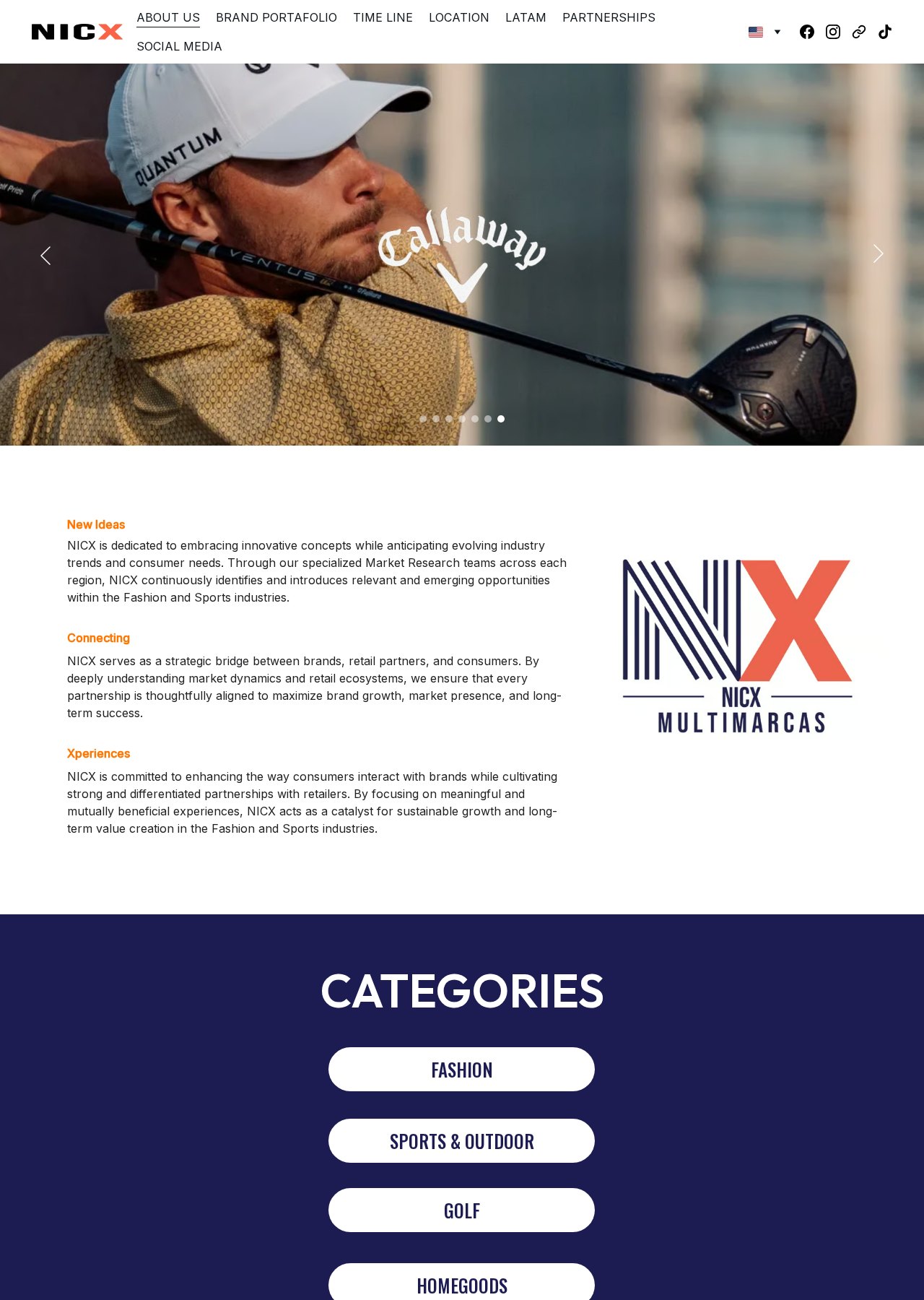 NICXGroup.com website project