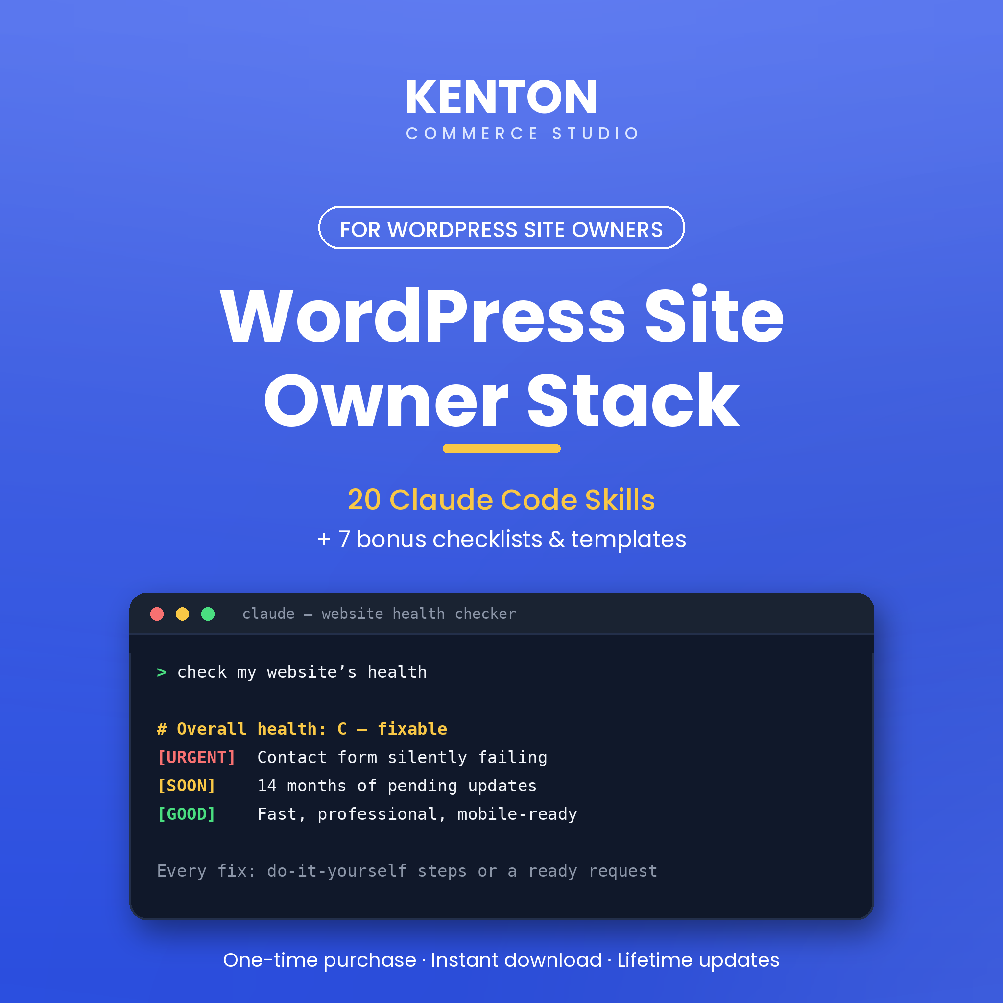 WordPress Site Owner Stack