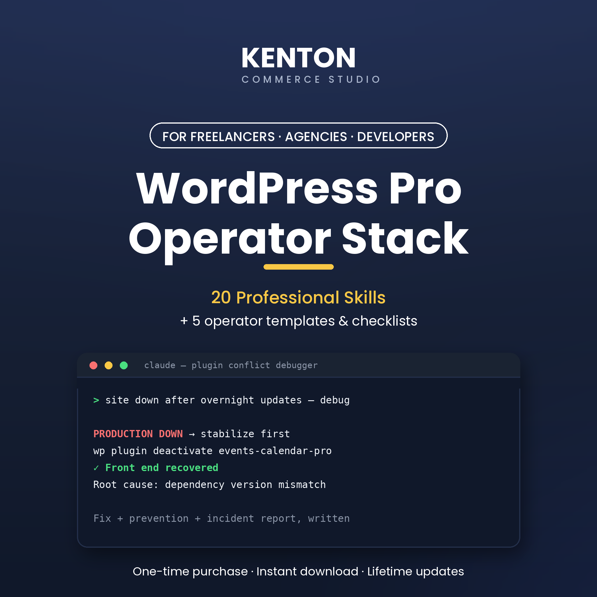 WordPress Pro Operator Stack